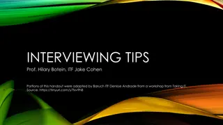 Essential Interviewing Tips for Success