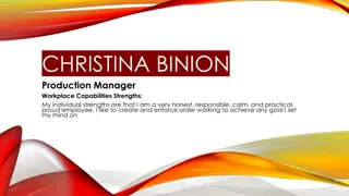 Christina Binion Workplace Strengths & Career Development