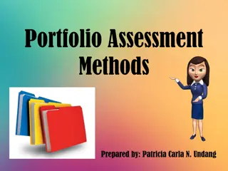 Effective Portfolio Assessment Methods for Student Progress