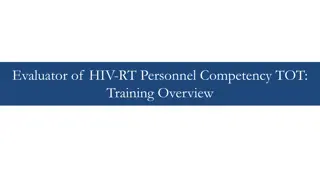 HIV-RT Personnel Competency Training Overview