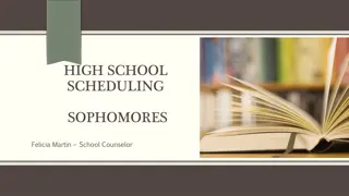 High School Scheduling and Graduation Requirements Overview