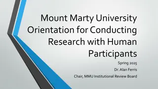 Ethical Guidelines for Research with Human Participants