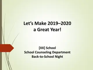 Engaging School Counseling Department Overview for Student Development