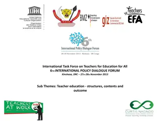 Challenges and Solutions in African Teacher Education Landscape