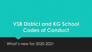 VSB and KG School Codes of Conduct for 2020-2021