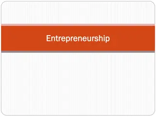 Entrepreneurship and Its Types
