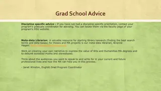 Graduate School Support: Resources and Services for students at HSU