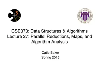 Parallel Reductions and Algorithm Analysis in Data Structures
