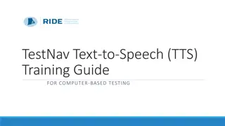 Enhance Computer-Based Testing with TestNav Text-to-Speech Training