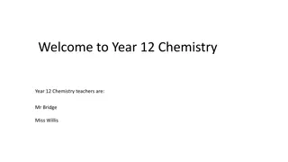 Year 12 Chemistry Course Overview and Study Tips