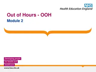 Essential Competences and Training Guidelines for Out-of-Hours Medical Practice