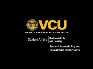University Housing Accessibility and Accommodation Processes