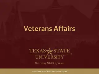 Veterans Affairs Student Benefits and Support