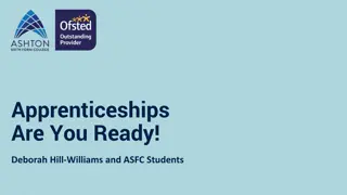 Apprenticeships: Are You Ready? Overview & Application Guide