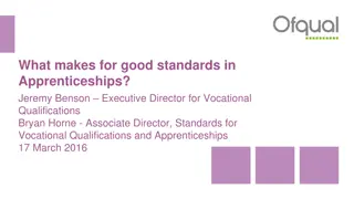 Essential Standards in Apprenticeships: Ensuring Quality Assessment
