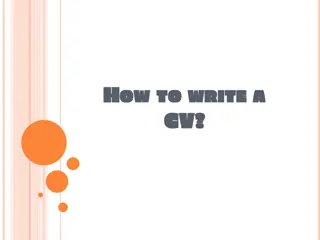 Tips for Writing an Effective CV