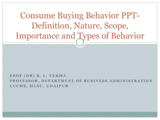 Consumer Buying Behavior: Definition, Nature, Scope, and Importance