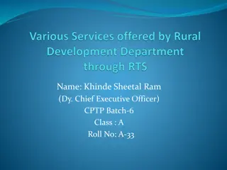 Right to Services Act and Its Benefits for Citizens