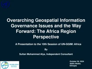 Geospatial Information Governance in Africa: Issues and the Future Outlook