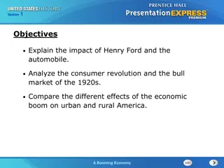 Impact of Henry Ford and the 1920s Consumer Revolution