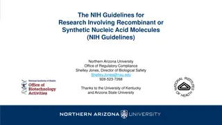 NIH Guidelines for Recombinant DNA Research