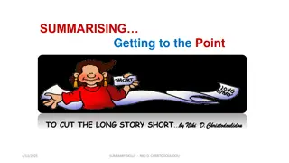 Mastering Summary Skills for Effective Communication