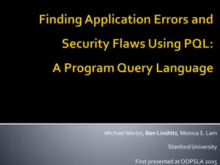Advanced Bug Finding Research and Program Analysis Techniques