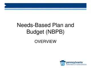 Needs-Based Plan and Budget (NBPB) Process for Child Welfare Services