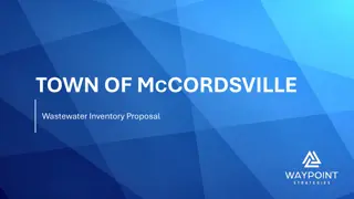 Wastewater Asset Management & Maintenance Plan Proposal for McCordsville