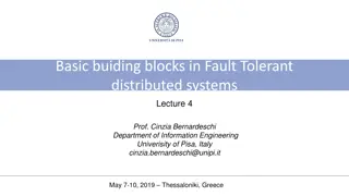 Fault Tolerant Distributed Systems Overview