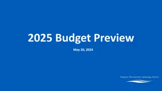 2025 Budget Preview and Communication Improvements Schedule