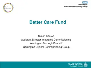 Better Care Fund Overview and Progress Update