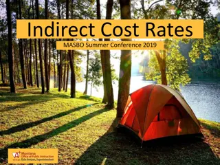 Indirect Cost Rates for Local Education Agencies