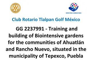 Empowering Communities Through Biointensive Garden Project in Puebla