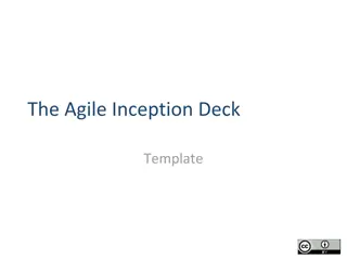 Agile Inception Deck Template for Project Planning