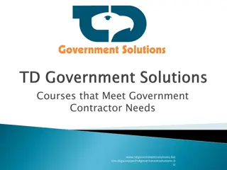 Government Contractor Needs: Comprehensive Course Offerings