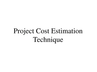 Effective Project Cost Estimation Techniques and Models