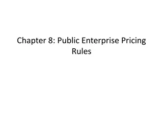 Public Enterprise Pricing Strategies