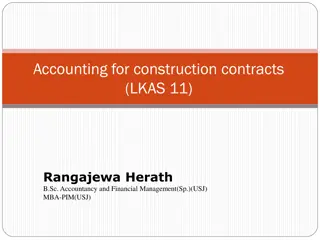 Construction Contracts and Accounting Methods