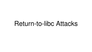 Return-to-libc Attacks and Countermeasures