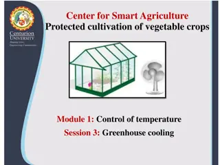Smart Agriculture Project - Greenhouse Cooling Systems