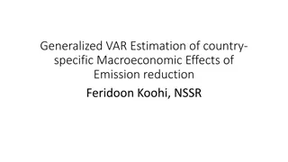 Country-Specific Macroeconomic Effects of Emission Reduction: VAR Estimation