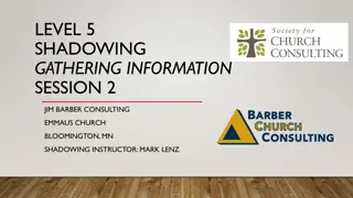Information Session on Church Health Assessment Process