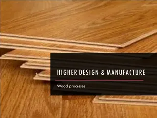 Wood Manufacturing Processes: Laminating, Routing, Spindle Moulding
