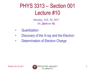 Discovery of X-Ray and Electron