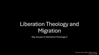 Key Issues in Liberation Theology and Migration Today