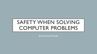 Staying Safe When Solving Computer Problems