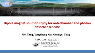 Dipole Magnet Solution Study for Antechamber and Photon Absorber Scheme