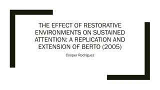 Enhancing Attention with Greyscale Restorative Environments