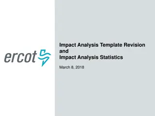 Impact Analysis Template Recommendations and Statistics Analysis